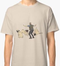 Camiseta clásica Pugs jurásicos
