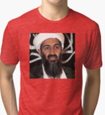 osama bun laden edgy shirt Tri-blend T-Shirt