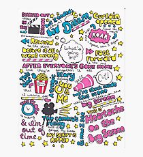 Heartache On the Big Screen Photographic Print