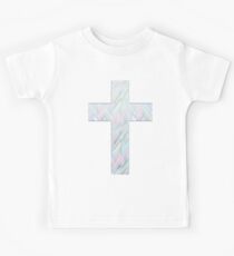Pastel Peaked Cross Kinder T-Shirt