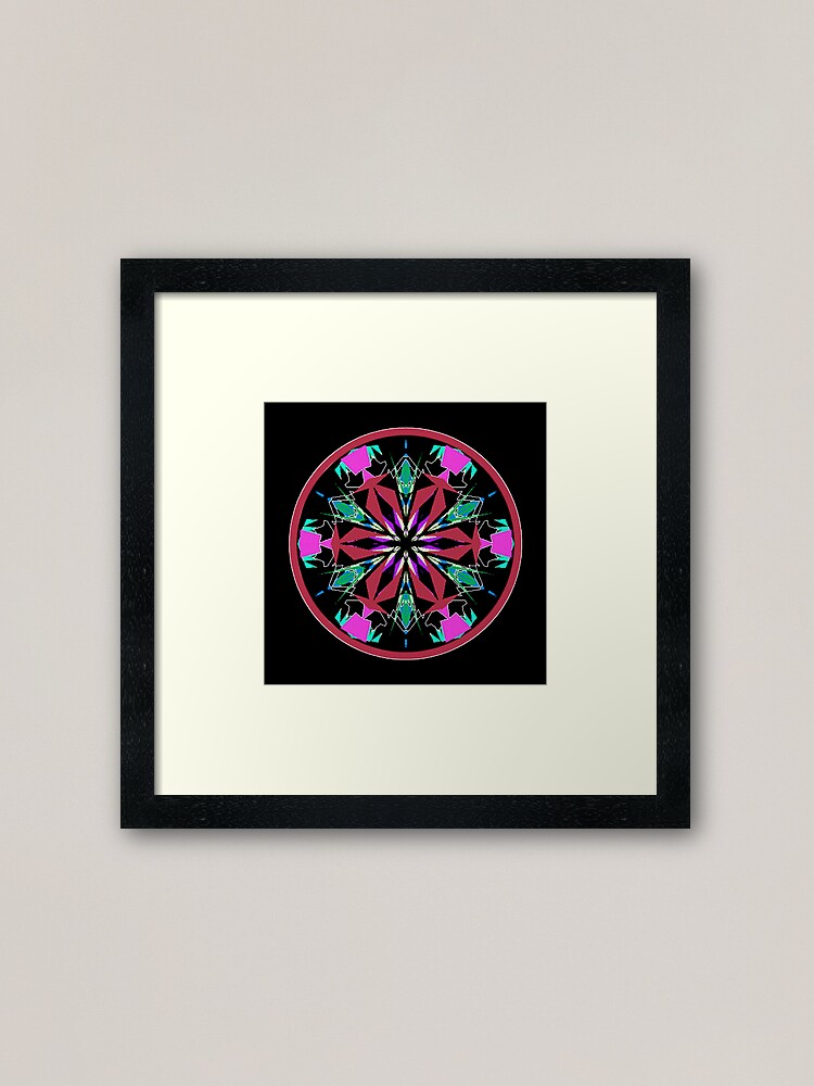 Alternate view of The Flower Garden Framed Art Print