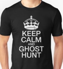 Keep Calm and Ghost Hunt Slim Fit T-Shirt