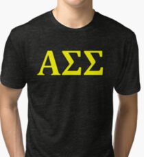 Alpha Sigma Sigma - Maize Tri-blend T-Shirt