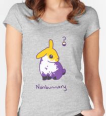 Camiseta entallada de cuello redondo Nonbunnary original
