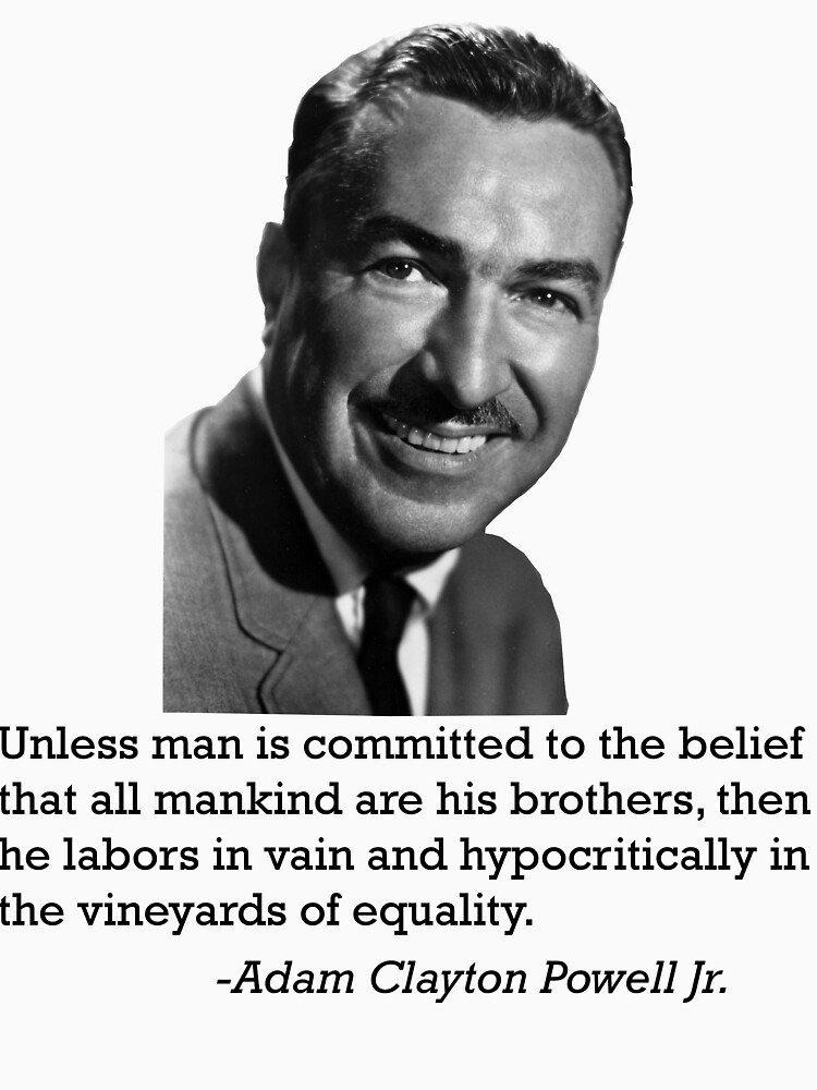 "Adam Clayton Powell" T-shirt by BlackMatters | Redbubble