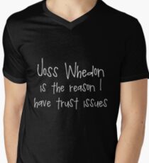 Joss Whedon - Trust Issues Men's V-Neck T-Shirt