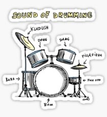 Sound of Drumming - Drumset Sticker