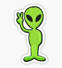 alien patch Sticker