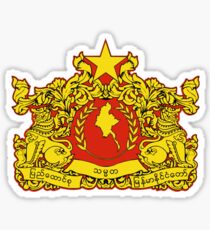 State Seal of Burma (Myanmar) Sticker
