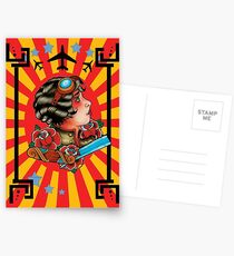 Steam punk gypsy Postcards
