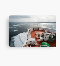 Abashiri icebreaker cruise Canvas Print