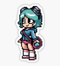 Ramona Flowers 8-bit art Sticker