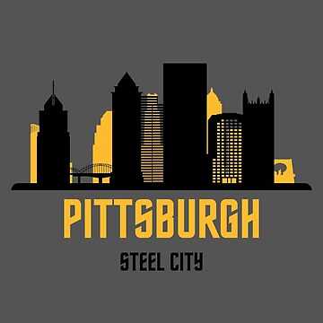 Pittsburgh Steelers Men's PIT Cityscape Fleece Hoodie