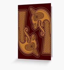 Dragons Head Greeting Card