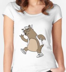 Bear Women's Fitted Scoop T-Shirt
