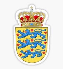 Coat of Arms of Denmark Sticker