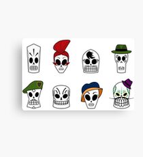 Grim Fandango Skulls Canvas Print