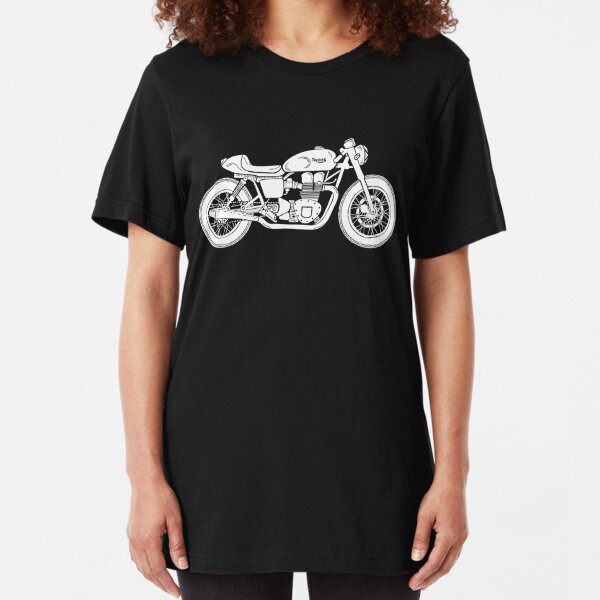 Officiel BSA British Motorcycles Spitfire Drapeau Moto T-Shirt Motard