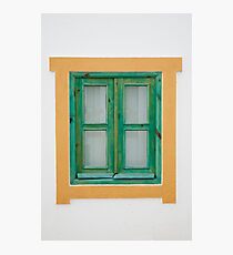 Traditional Portuguese window Photographic Print