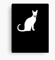 cool cat in a tux Canvas Print