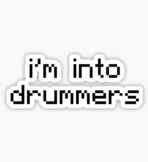 5 Seconds of Summer Lyrics - 8 Bit tee Sticker