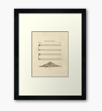 The Sound of Silence Framed Print