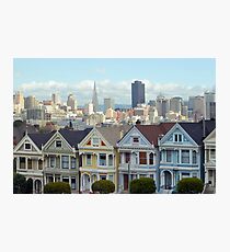 san francisco houses Photographic Print