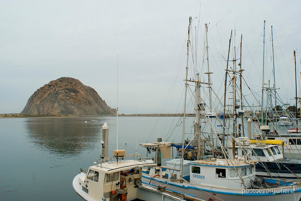 "morro bay fishing boats" by photoeverywhere Redbubble