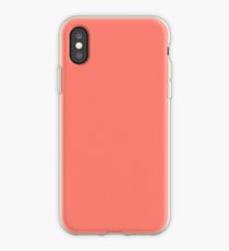 PURE COLOR-SALMON iPhone-Hülle & Cover