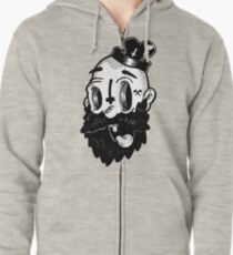 BEARD! Zipped Hoodie
