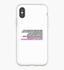 Vinilo o funda para iPhone Jurassic Park — Woman Inherits the Earth