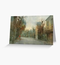 A little optimism in autumn evening Greeting Card