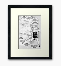 Faith Fallon Graphic Novel Page © Steven Pennella Framed Print