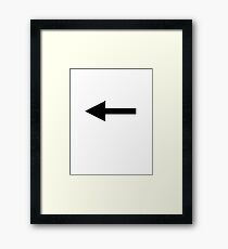 I'm with him until I meet Nathan Fillion Framed Print