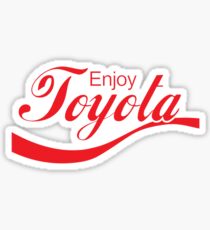 Enjoy Toyota JDM Shirt Sticker