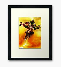 Rocket Powered Orc Raider Framed Print