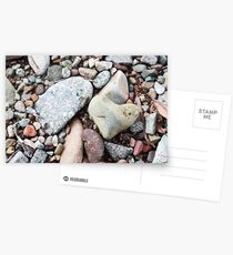 Herz aus Felsen Postkarten