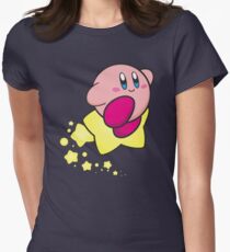 Ride on Kirby Women's Fitted T-Shirt