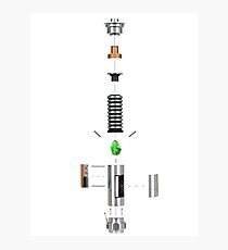 Lightsaber Cross-section Photographic Print