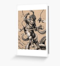 Danger Dive Greeting Card