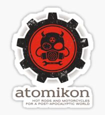 ATOMIKON Hot Rods & Motorcycles Sticker