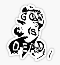 Friedrich Nietzsche - "God is Dead" Sticker