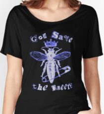 God Save The Queen BW Women's Relaxed Fit T-Shirt