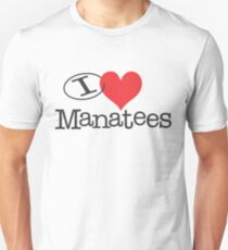 I <3 Manatees Unisex T-Shirt