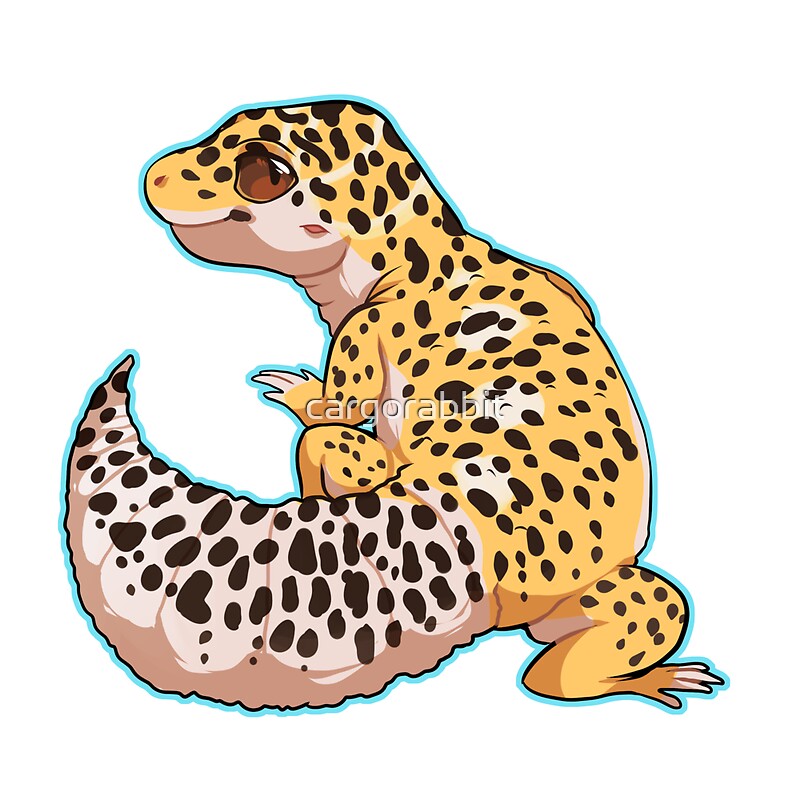 "Leopard Gecko" by cargorabbit | Redbubble