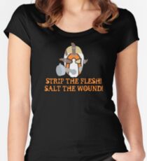 Krieg (2)- Borderlands 2 (Simplified Face&Quote) Women's Fitted Scoop T-Shirt