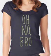 Regular Show / Oh no, Bro Tee Women's Fitted Scoop T-Shirt