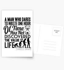 "A Man Who..." Postcards