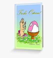 female Easter-Art Greeting Card