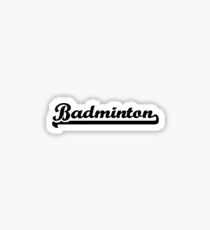 Badminton Sticker